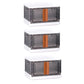 Plastic Folding Wardrobe Storage Organizer (3 Layer  1 Pc)