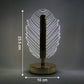 Premium Leaf Shape Crystal Table Lamp (1 Pc)