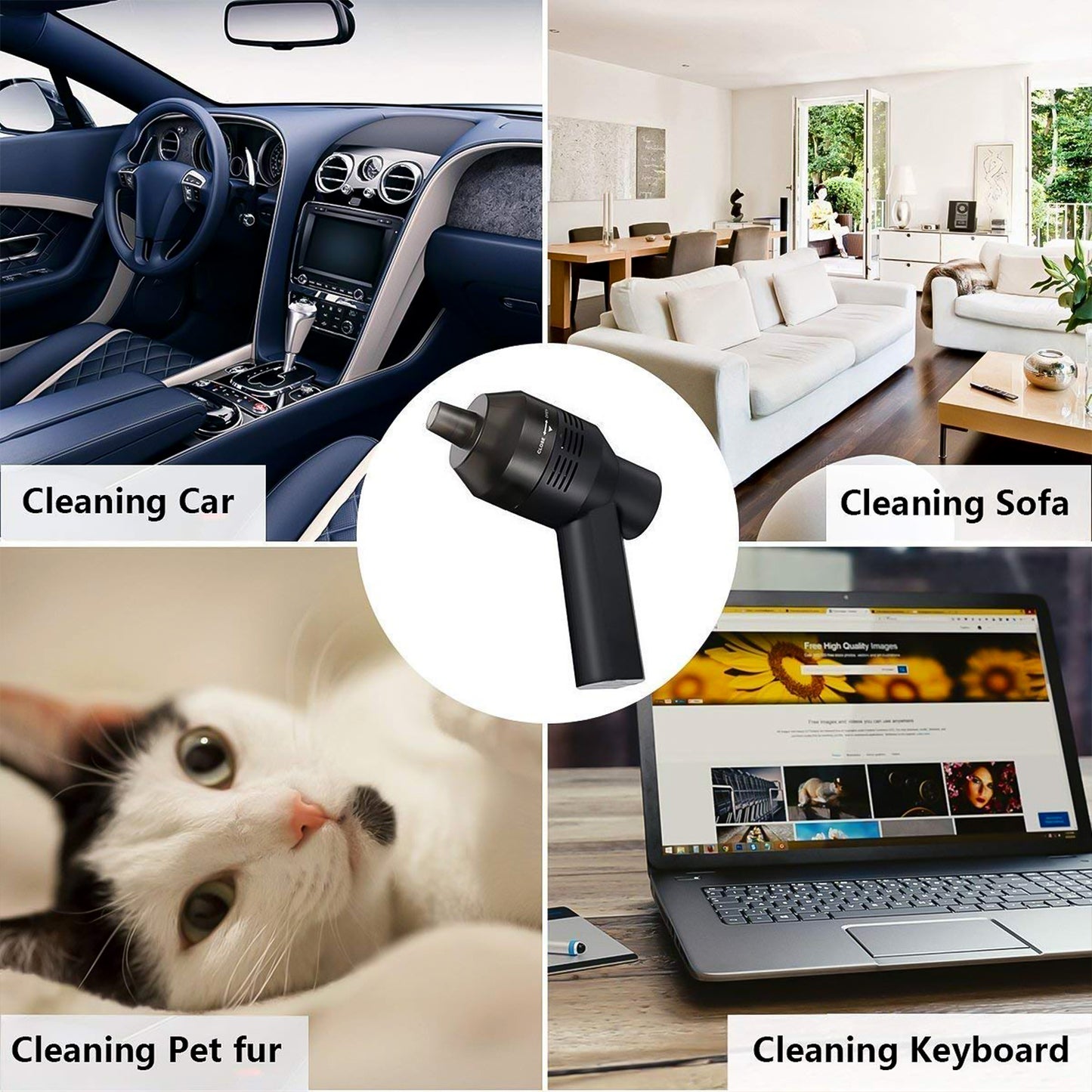 Mini Portable Vacuum Cleaner (1 Pc)